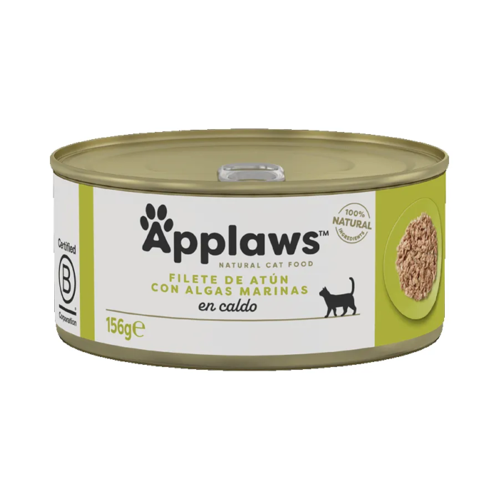 Applaws Cat Lata Atun Con Algas 24x156 gr