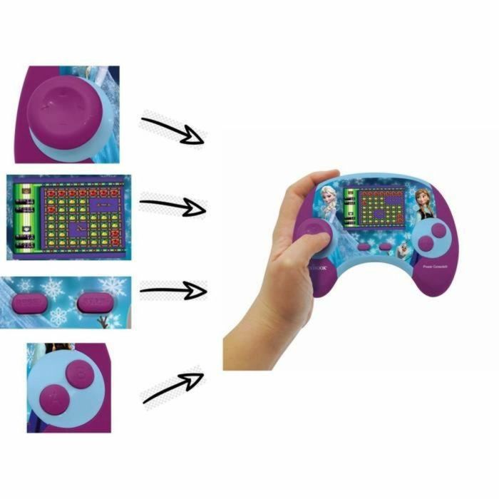 Lexibook Consola Educativa Bilingüe Francés/Inglés JCG100DPi1 Morado Pantalla LCD Frozen de 2,8 Pulgadas 3
