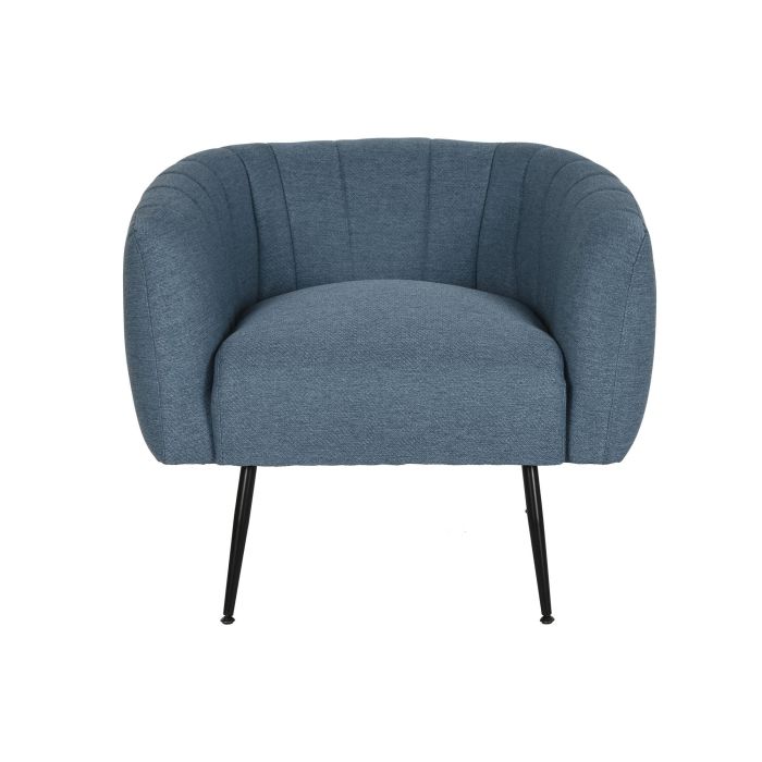 DKD Home Decor Sillon Scandi Azul Dorado 75 x 73 x 81 cm 4