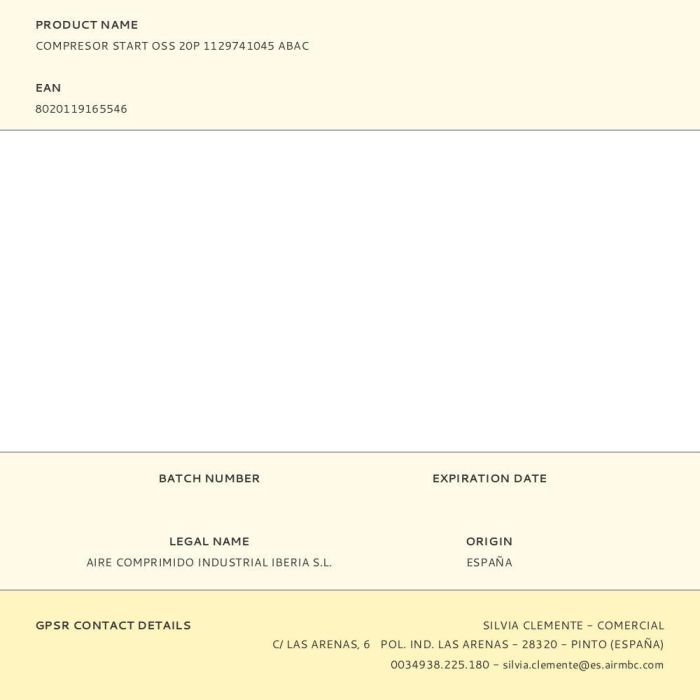 Compresor de Aire Abac Start OSS 20p 1129741045 10 bar 6 L 1 Compresor de Aire Abac Start OSS 20p 1129741045 10 bar 6 L 1