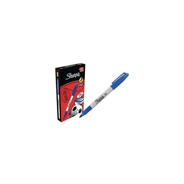 Sharpie Marcador Permanente Fine Punta Redonda 0.9 mm Azul