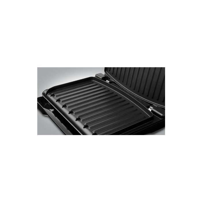 George Foreman 25030-56 Grill Eléctrico Compact Rojo, Placas Antiadherentes, Elimina hasta 42% de Grasa 3