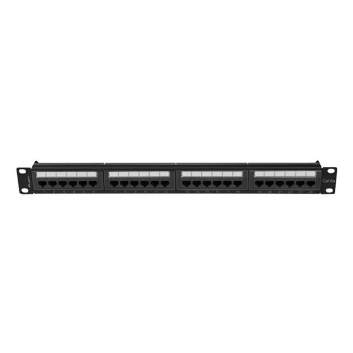 Lanberg PPUA-1024-B Patch Panel 24 Puertos Cat6a 1U Negro Montaje en Bastidor 2 Lanberg PPUA-1024-B Patch Panel 24 Puertos Cat6a 1U Negro Montaje en Bastidor 2