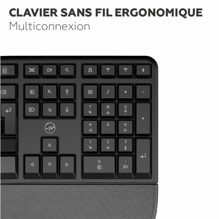 Teclado Mobility Lab Azerty Francés Negro 3 Teclado Mobility Lab Azerty Francés Negro 3