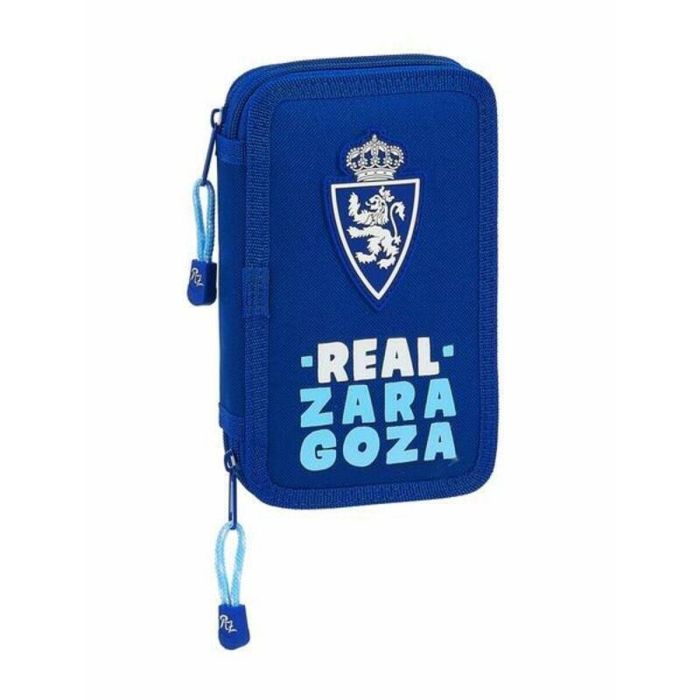 Plumier Doble Real Zaragoza Azul 12.5 x 19.5 x 4 cm (28 piezas) 0 Plumier Doble Real Zaragoza Azul 12.5 x 19.5 x 4 cm (28 piezas) 0