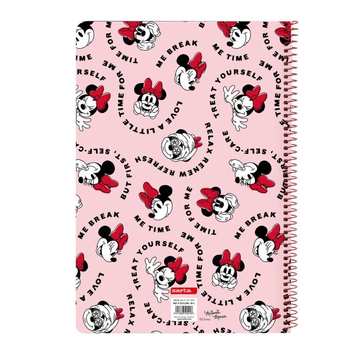 Libreta Minnie Mouse Me time Rosa A4 80 Hojas 1