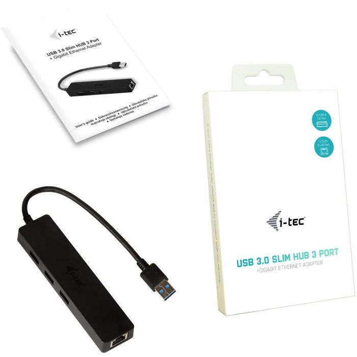 Hub USB i-Tec U3GL3SLIM 8