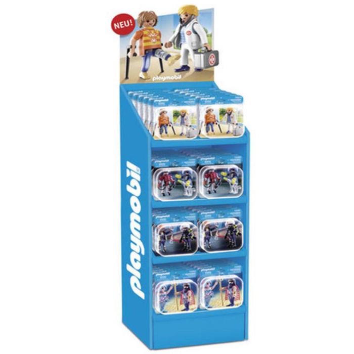 Playmobil Expositor Duopacks 2020 - Doctora y Paciente, Policía del Espacio y Ladrón, Bomberos, Rey del Mar y Sirena Playmobil Expositor Duopacks 2020 - Doctora y Paciente, Policía del Espacio y Ladrón, Bomberos, Rey del Mar y Sirena
