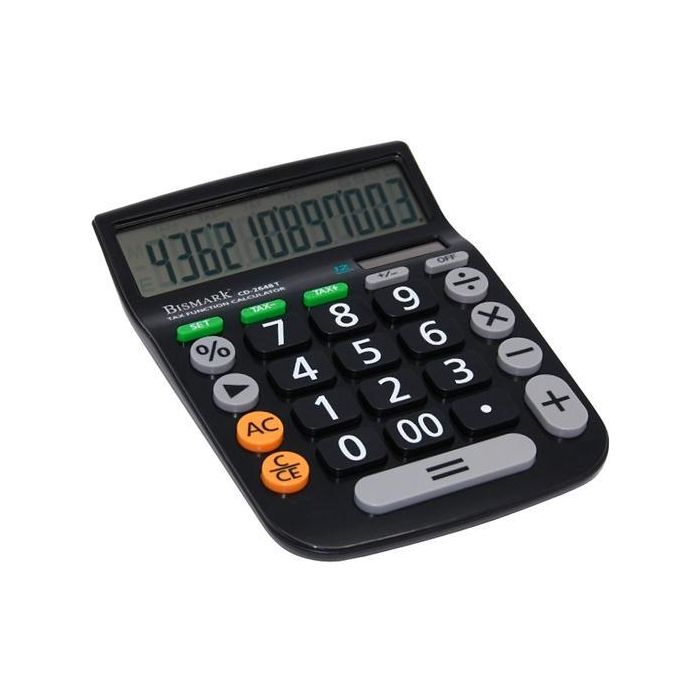 Bismark Calculadora Cd-2648T 12 Dígitos Negro Bismark Calculadora Cd-2648T 12 Dígitos Negro