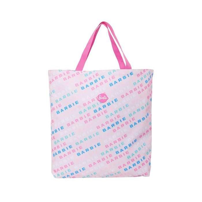 Bolso Mujer Barbie Logomania Rosa claro 50 x 45 x 10 cm 3 Bolso Mujer Barbie Logomania Rosa claro 50 x 45 x 10 cm 3