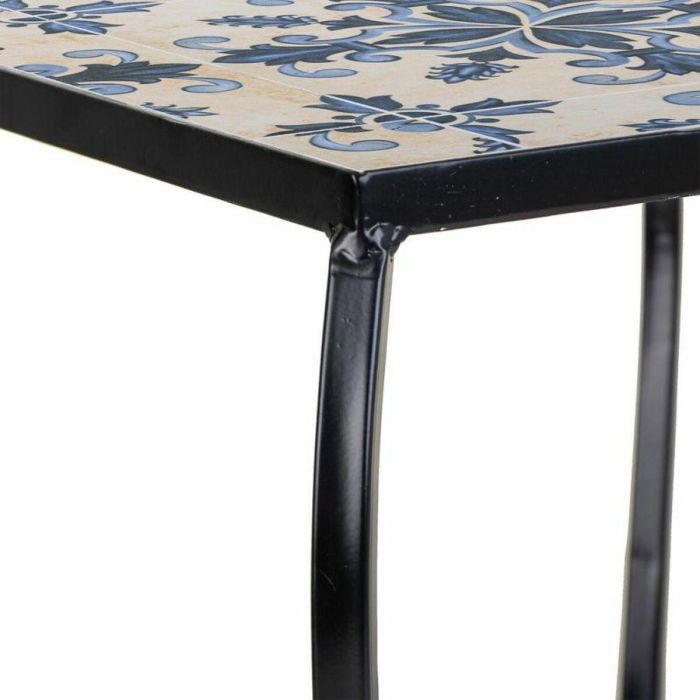 Soporte para Maceta Alexandra House Living Negro Hierro Azulejo 33 x 37 x 33 cm 3 Piezas 2