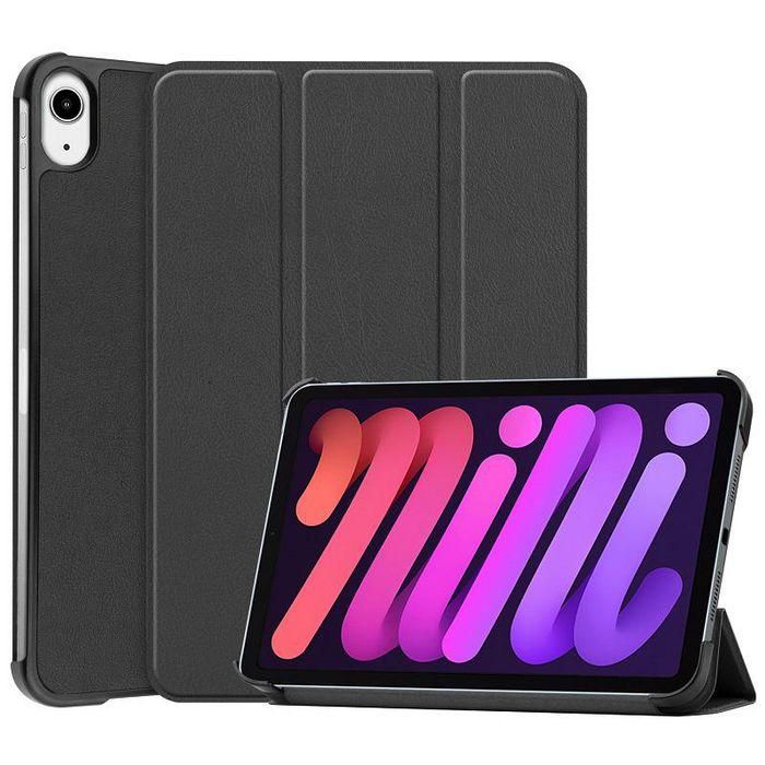 CoreParts Cover for iPad Mini 6 2021 for iPad Mini 6 (2021) Tri-fold Caster Hard Shell Cover with Auto Wake Function - Black CoreParts Cover for iPad Mini 6 2021 for iPad Mini 6 (2021) Tri-fold Caster Hard Shell Cover with Auto Wake Function - Black