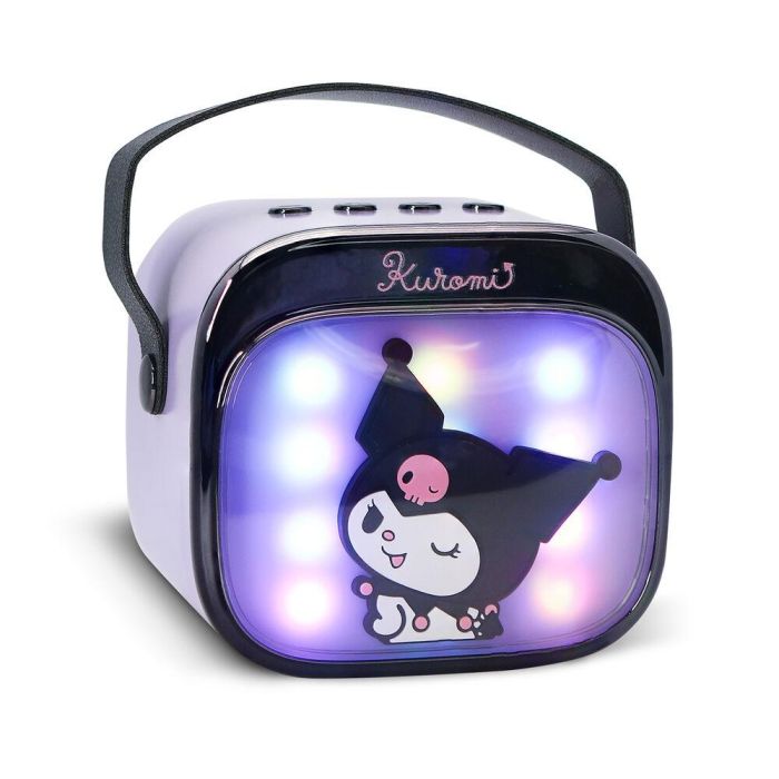 Altavoz y Micro Karaoke LED Kuromi Hello Kitty 5