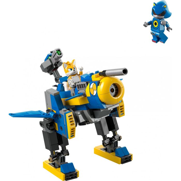 LEGO 77002 Ciclón vs. Metal Sonic Juguete Set de Construcción Sonic con Meca Articulado y Minifiguras Metal Sonic y Tails 1 LEGO 77002 Ciclón vs. Metal Sonic Juguete Set de Construcción Sonic con Meca Articulado y Minifiguras Metal Sonic y Tails 1
