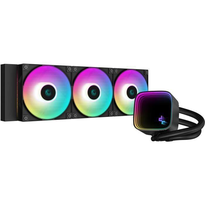 Refrigeración líquida AIO - DEEPCOOL LS720 SE - 3 ventiladores ARGB de 120 mm - Negro 0 Refrigeración líquida AIO - DEEPCOOL LS720 SE - 3 ventiladores ARGB de 120 mm - Negro 0