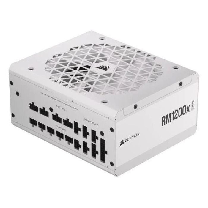 CORSAIR - Unidad de fuente de alimentación - RM1200x Shift White Cybenetics - ATX totalmente modular - Certificación Gold 80 Plus - 1200 vatios 1