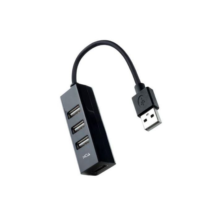 Hub USB NANOCABLE 10.16.4404 Negro (1 unidad) Hub USB NANOCABLE 10.16.4404 Negro (1 unidad)