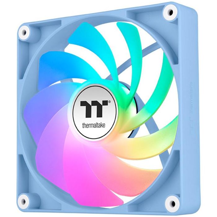THERMALTAKE CT120 Ventilador para Carcasa de Ordenador 12 cm, Hidránea Azul, Blanco, Pack 2 Unidades THERMALTAKE CT120 Ventilador para Carcasa de Ordenador 12 cm, Hidránea Azul, Blanco, Pack 2 Unidades