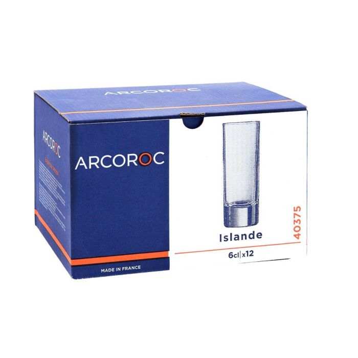 Caja 12 Vasos Altos Vidrio Islande Arcoroc 6 cL 2 Caja 12 Vasos Altos Vidrio Islande Arcoroc 6 cL 2