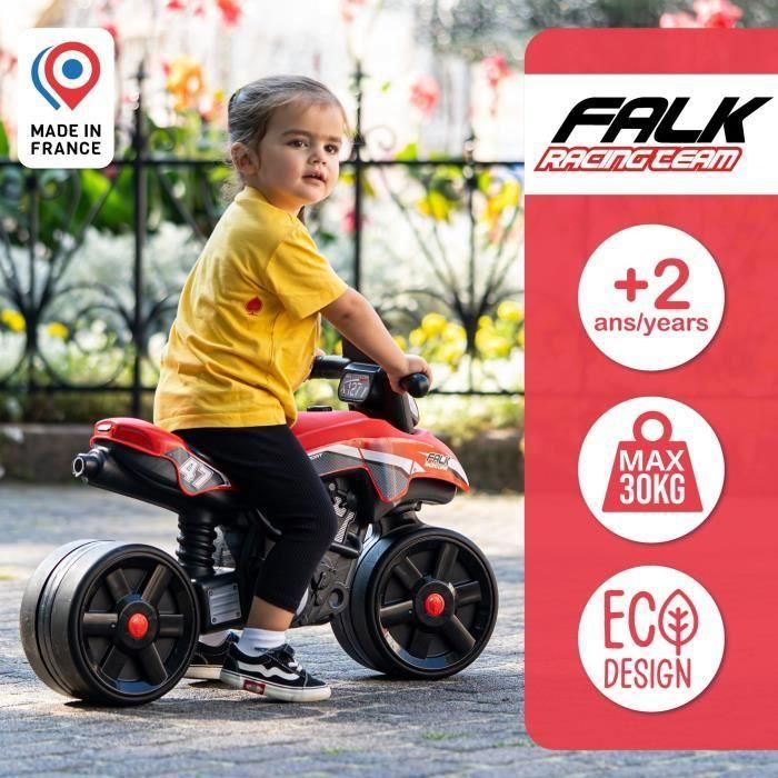 Bicicleta de equilibrio FALK Moto Racing Team - Ruedas anchas y manillar orientable - Fabricada en Francia - 40 % plástico reciclado - A partir de 2 años 1 Bicicleta de equilibrio FALK Moto Racing Team - Ruedas anchas y manillar orientable - Fabricada en Francia - 40 % plástico reciclado - A partir de 2 años 1