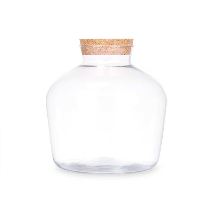 Jarron Ancho Tapon Corcho Giftdecor 24X25CM 2 Jarron Ancho Tapon Corcho Giftdecor 24X25CM 2