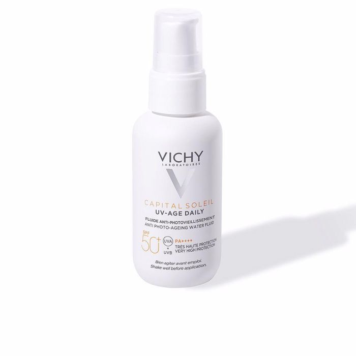 Vichy CAPITAL SOLEIL UV-AGE WATER FLUID Fotoprotector Antifotoenvejecimiento SPF50+ 40 ml 1