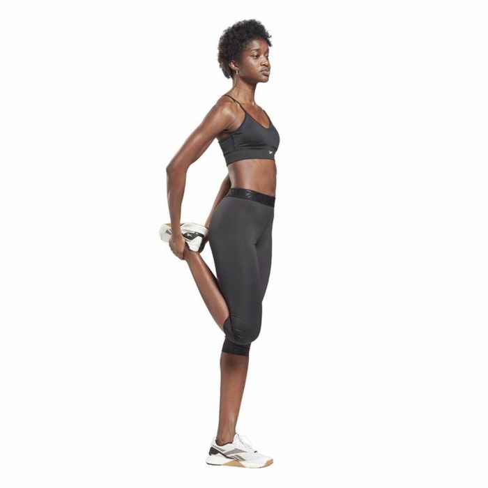 Mallas Deportivas de Mujer Reebok Capri Night Negro 1