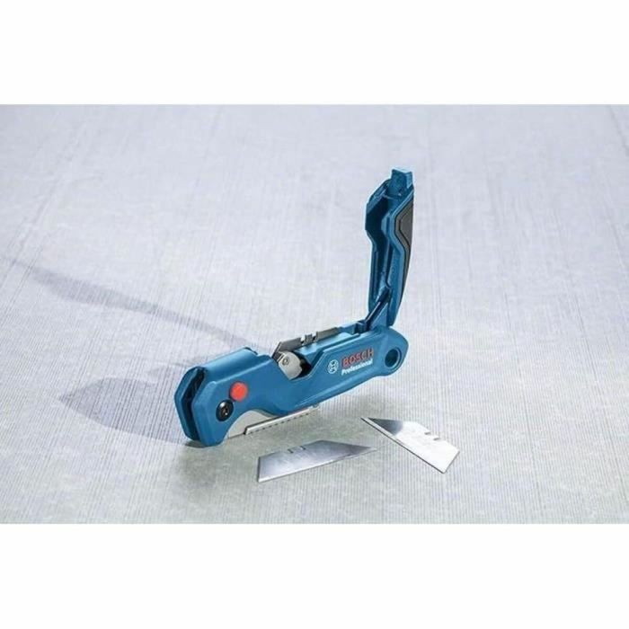 Cúter BOSCH Folding Azul Metal Aluminio 2