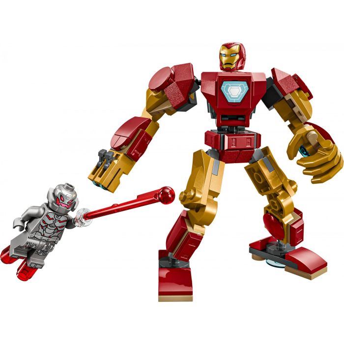 LEGO 76307 Armadura Robótica de Iron Man vs. Ultrón Set LEGO Marvel Construible con 2 Minifiguras y Cañón Disparador Edad +6 Años 1 LEGO 76307 Armadura Robótica de Iron Man vs. Ultrón Set LEGO Marvel Construible con 2 Minifiguras y Cañón Disparador Edad +6 Años 1