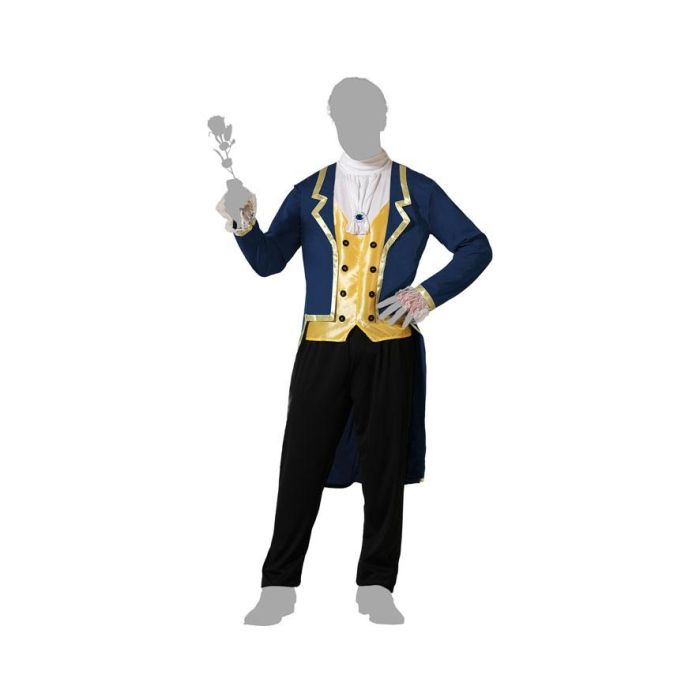 Disfraz Principe Traje Azul Hombre Adulto XS-S 4 Disfraz Principe Traje Azul Hombre Adulto XS-S 4