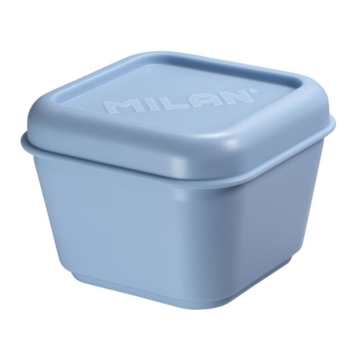 Recipiente para alimentos cuadrado 0,33 l serie 1918, azul claro milan Recipiente para alimentos cuadrado 0,33 l serie 1918, azul claro milan