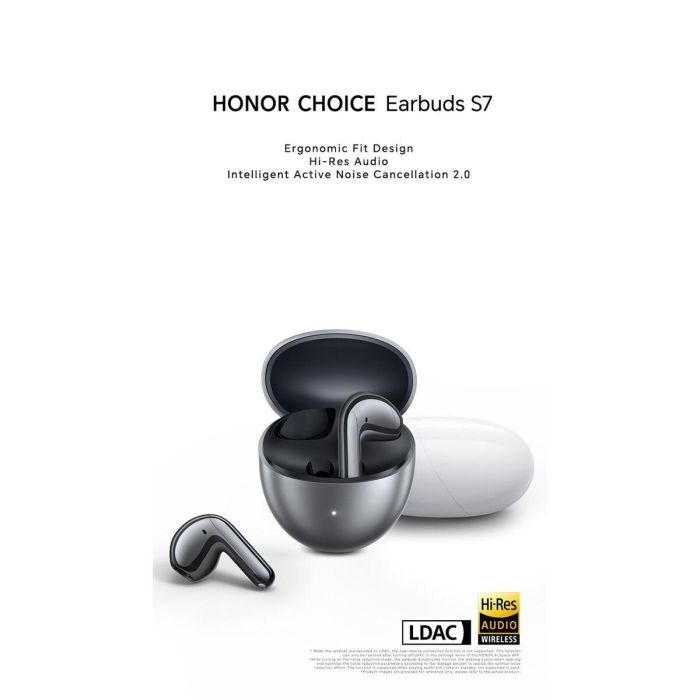 Honor CHP-ME00 Auriculares Inalámbricos Bluetooth 5.3 Dentro de oído para Llamadas y Música, IP54, Negro