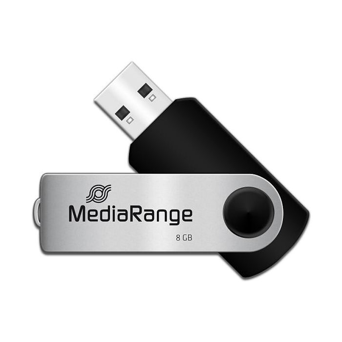 MediaRange 8GB USB 2.0 Swing Blister 2