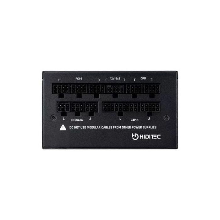 Hiditec GDX750 V3 Fuente de Alimentación 750W 80 Plus Gold ATX 3.1 PCIe 5.1 Ventilador 14cm 3