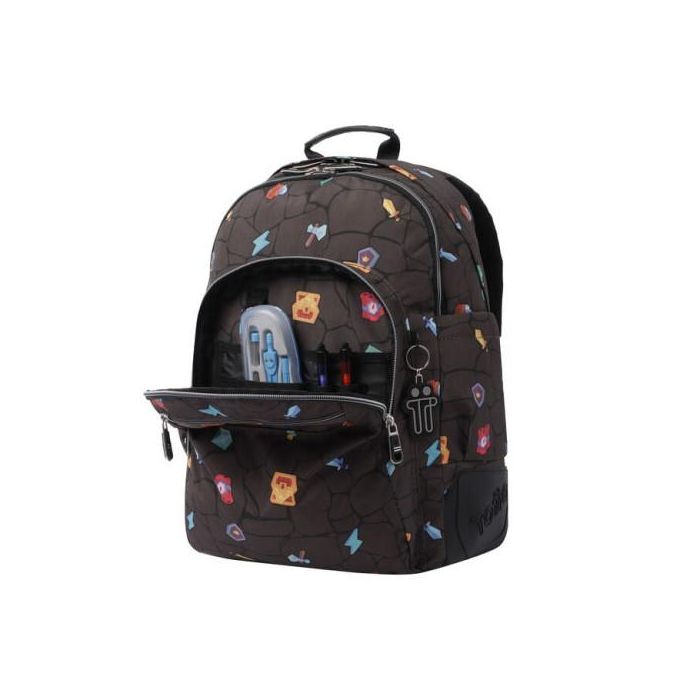 Totto Mochila Escolar Estampado Videojuego MA04ECO029-2210N-3Y7 Capacidad 20L 4