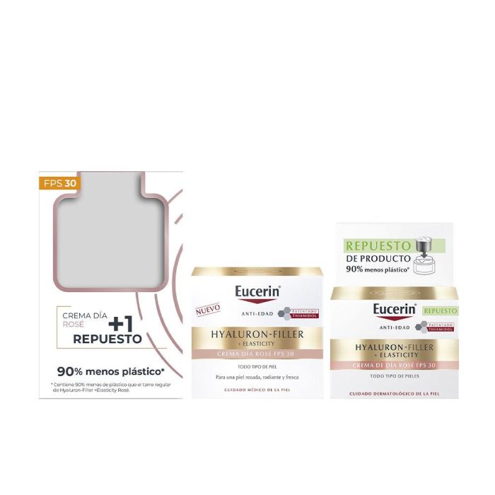 Eucerin Hyaluron-Filler + Elasticity Crema de Día SPF30 50 ml - Pack de 2 unidades Eucerin Hyaluron-Filler + Elasticity Crema de Día SPF30 50 ml - Pack de 2 unidades