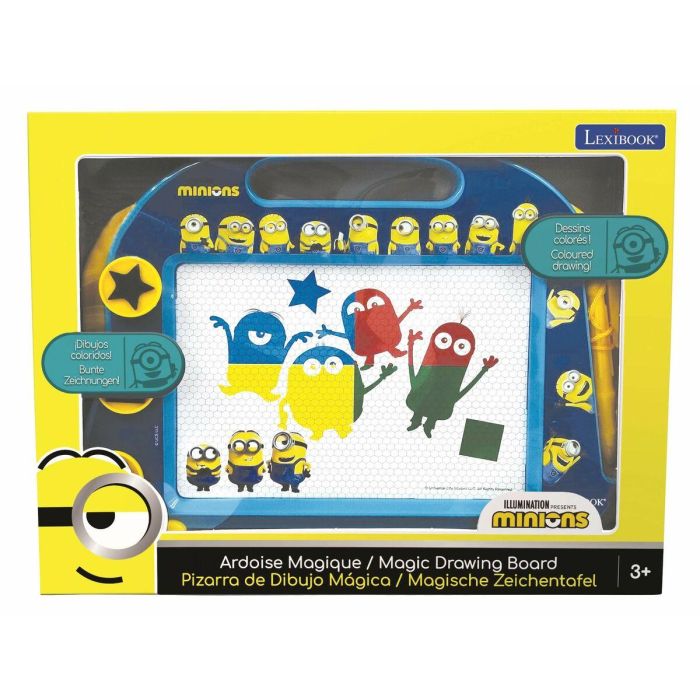 Lexibook LEX3380743082783 Pizarra Mágica Minions Formato A5 con accesorios magnéticos 1 Lexibook LEX3380743082783 Pizarra Mágica Minions Formato A5 con accesorios magnéticos 1