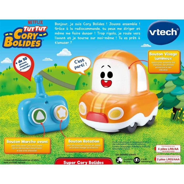 Coche Radio Control Vtech Naranja Multicolor 1 Coche Radio Control Vtech Naranja Multicolor 1