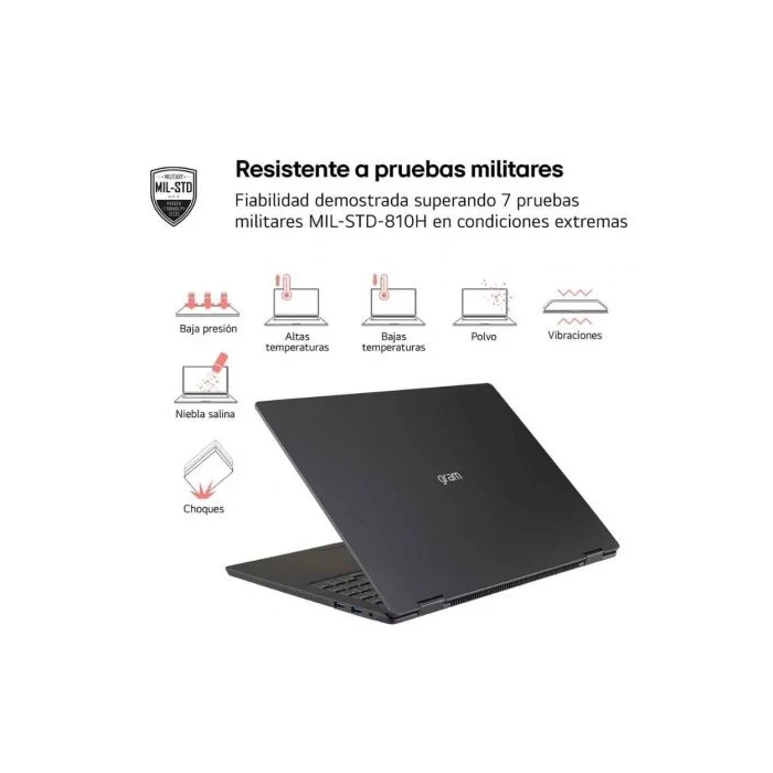 LG Portátil Gram Pro 16Z90TR-E.AD88B Intel Core Ultra 7-255H / 32GB RAM / 1TB SSD / NVIDIA RTX 5050 / 16" WQXGA / Windows 11 2
