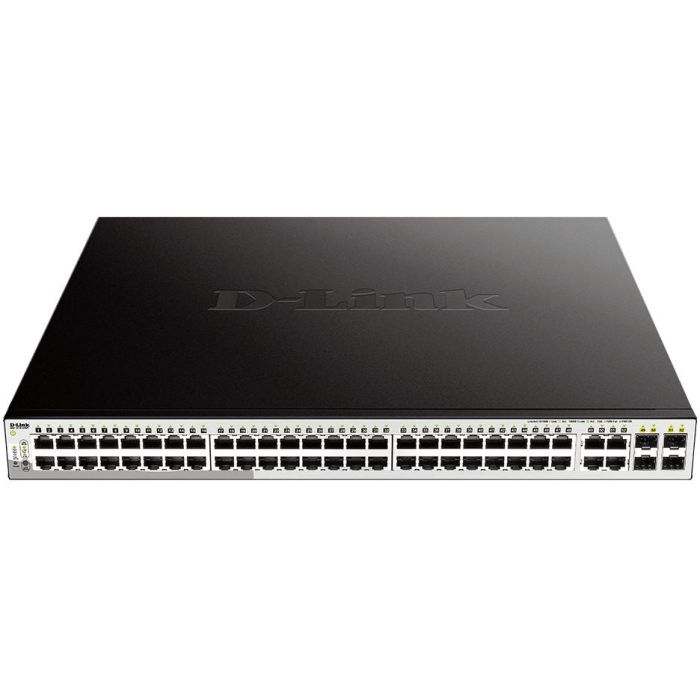 D-Link DGS-1210-52MP Switch Gestionado L2 PoE 52 Puertos Gigabit Ethernet Montaje en Rack Full Duplex