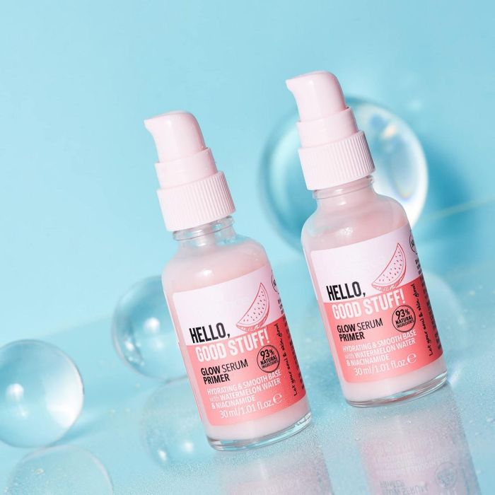 Essence HELLO, GOOD STUFF! Glow Serum Primer Hidratante Facial con Agua de Sandía, Niacinamida, Vegano, 30 ml 1 Essence HELLO, GOOD STUFF! Glow Serum Primer Hidratante Facial con Agua de Sandía, Niacinamida, Vegano, 30 ml 1