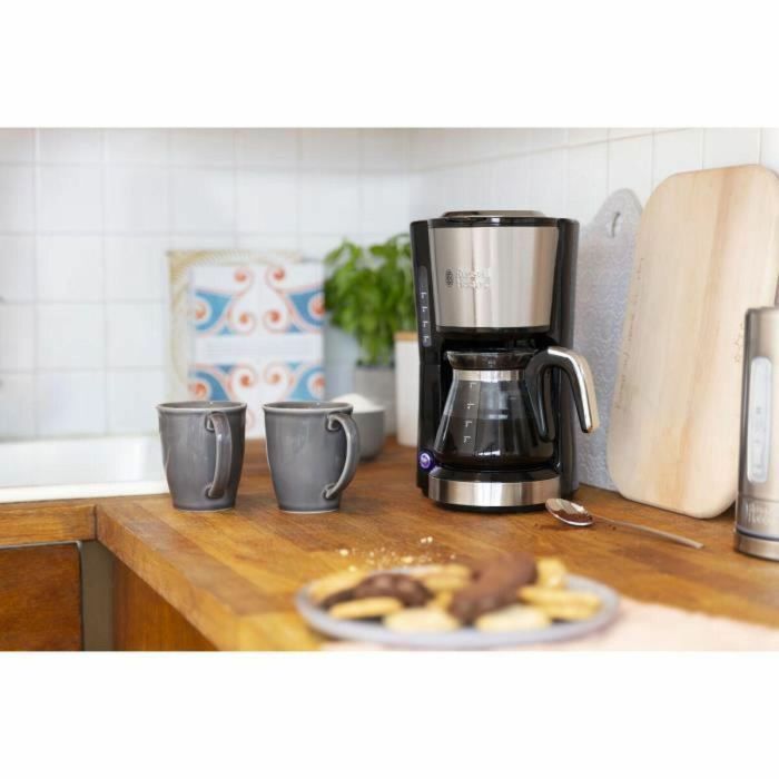 Russell Hobbs 24210-56 Cafetera Compacta para el Hogar, 5 Tazas, 1000W, Acero Inoxidable Cepillado con Cuchara Medidora Integrada 1 Russell Hobbs 24210-56 Cafetera Compacta para el Hogar, 5 Tazas, 1000W, Acero Inoxidable Cepillado con Cuchara Medidora Integrada 1