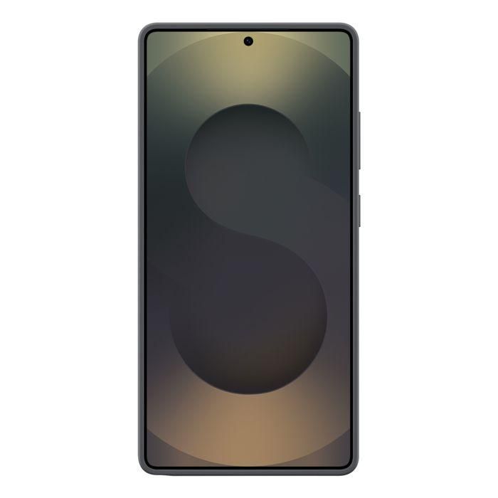 Funda de silicona negra para Galaxy S25 Ultra 1