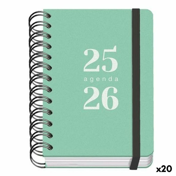 Agenda DOHE GRAMMAR Verde A6 120 x 170 mm 2025-2026 (20 Unidades) 0 Agenda DOHE GRAMMAR Verde A6 120 x 170 mm 2025-2026 (20 Unidades) 0