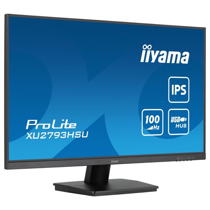 iiyama ProLite XU2793HSU-B6 Monitor 27" FHD 1920x1080 IPS 1ms 100Hz HDMI DP USB Speaker Negro 4 iiyama ProLite XU2793HSU-B6 Monitor 27" FHD 1920x1080 IPS 1ms 100Hz HDMI DP USB Speaker Negro 4