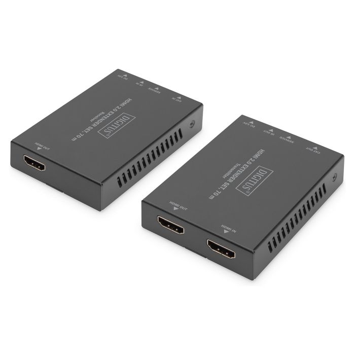 Digitus Extensor HDMI 4K/60Hz 70m Inalámbrico Transmisor y Receptor AV Negro HDCP 2.2 Versión HDMI 2.0 0 Digitus Extensor HDMI 4K/60Hz 70m Inalámbrico Transmisor y Receptor AV Negro HDCP 2.2 Versión HDMI 2.0 0