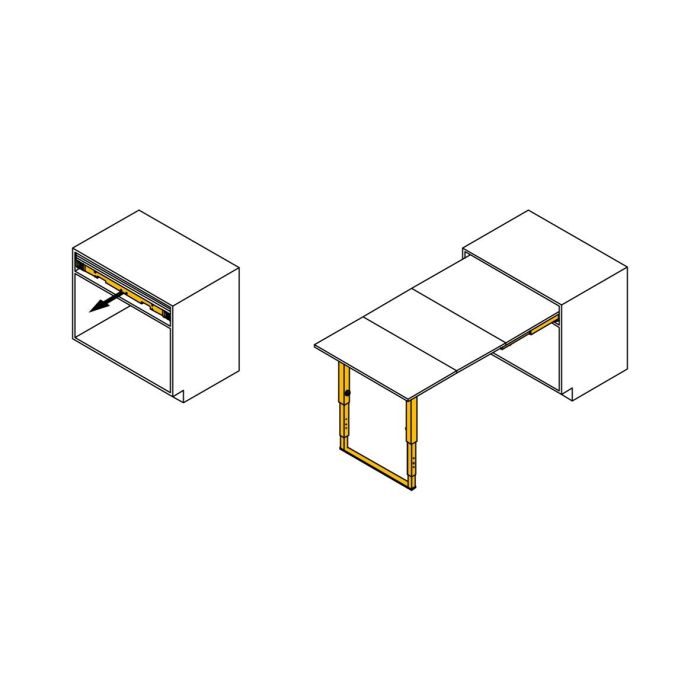 Emuca Guías para mesa extensible Party, Aluminio, Anodizado inox 5 Emuca Guías para mesa extensible Party, Aluminio, Anodizado inox 5