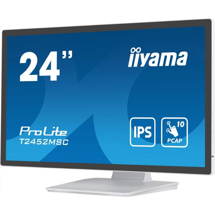 Iiyama Monitor Táctil 24" Full HD IPS, 1920x1080, 10 Puntos Táctiles, HDMI, DisplayPort, USB Hub, Altavoces (T2452MSC-W1) 16 Iiyama Monitor Táctil 24" Full HD IPS, 1920x1080, 10 Puntos Táctiles, HDMI, DisplayPort, USB Hub, Altavoces (T2452MSC-W1) 16