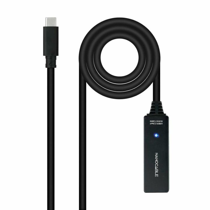 Cable USB NANOCABLE USB 3.2 amplif. C/M-C/H 5m Negro 5 m 7 Cable USB NANOCABLE USB 3.2 amplif. C/M-C/H 5m Negro 5 m 7