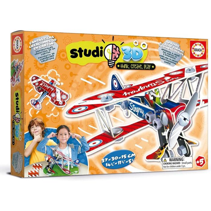 Educa Puzzle Avión 3D 19185 1